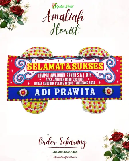 Papan Bunga Ucapan Selamat Kudangwangi